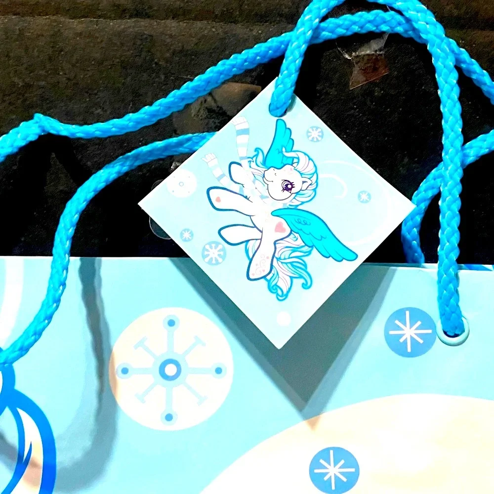 MY LITTLE PONY NWT VTG 2005 GIANT SIZE GIFT BAG -HANDLES & TAG APPROX 17”x24”x8”